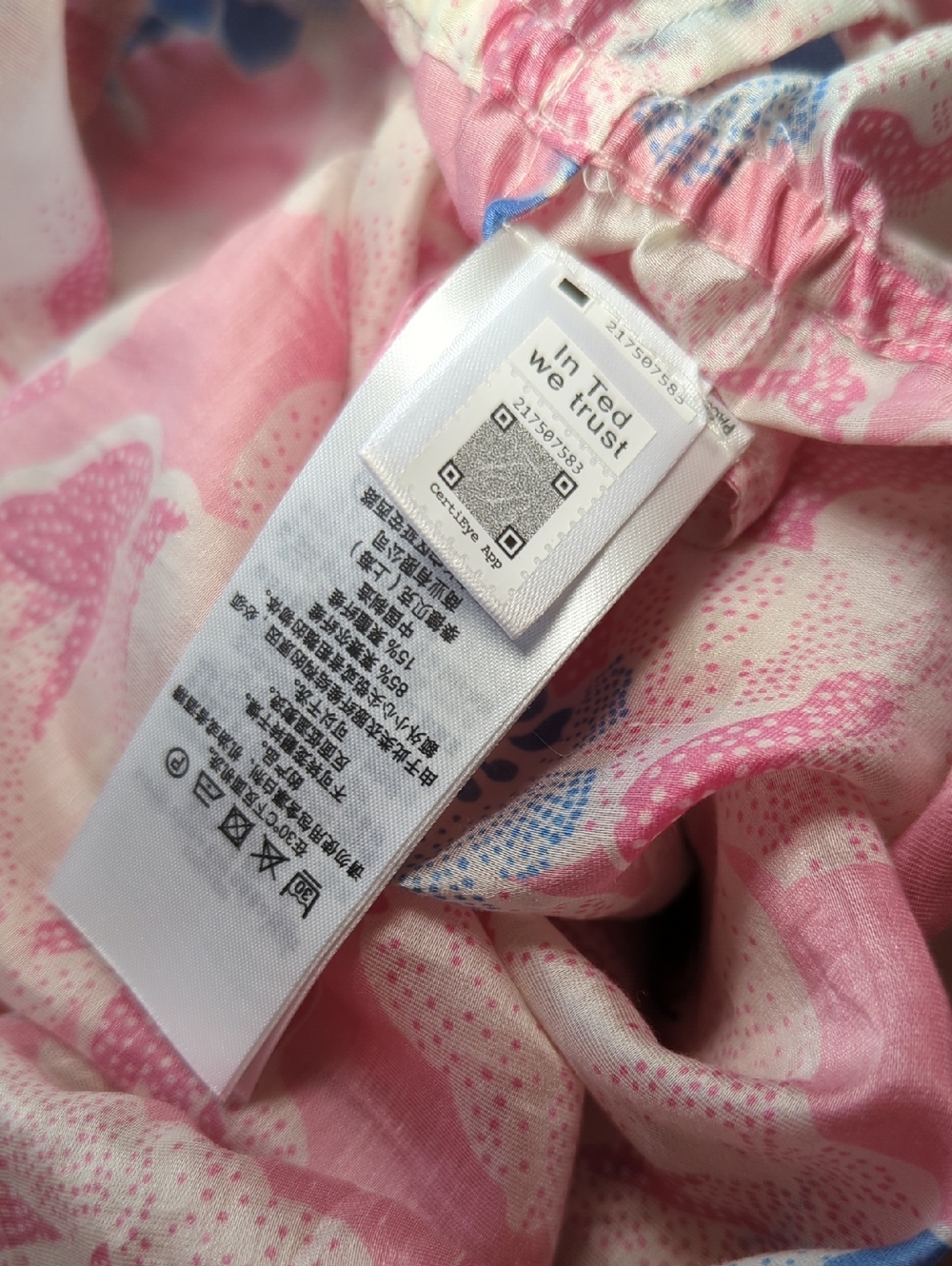 Ted Baker London Harina Off The Shoulder Pink Top - Picture 10 of 11